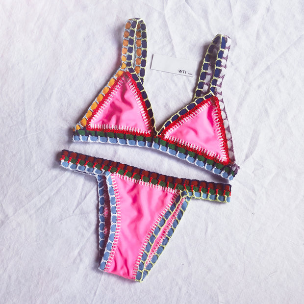 Reversible Neo Crochet Bikini Set