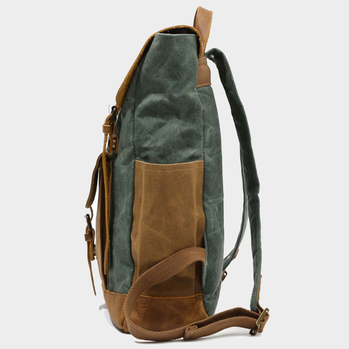 Vintage Style Canvas & Leather Rucksack Backpack 14 – W.T.I. Design