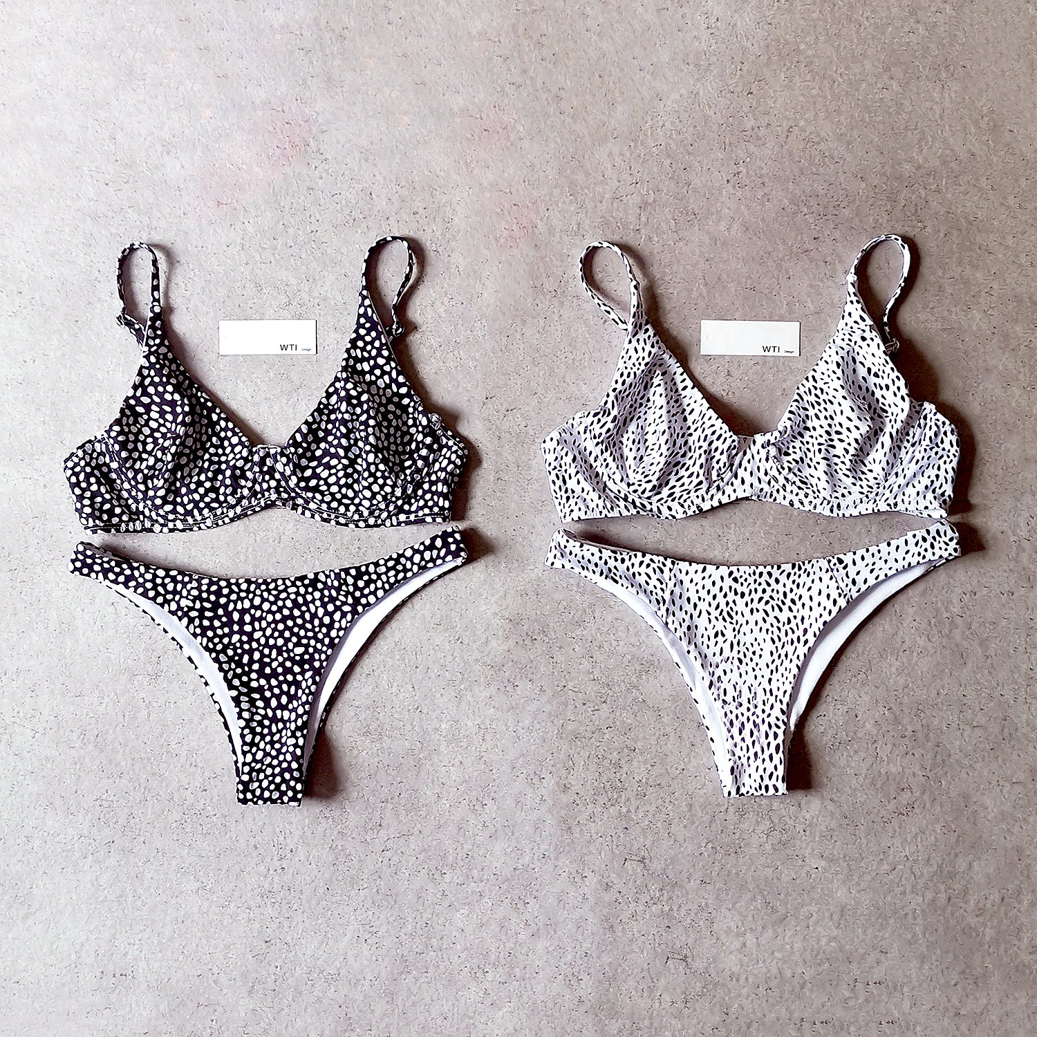 Fall in Love Metal Heart Tie String Bralette Bikini Set - White – Trendy &  Unique